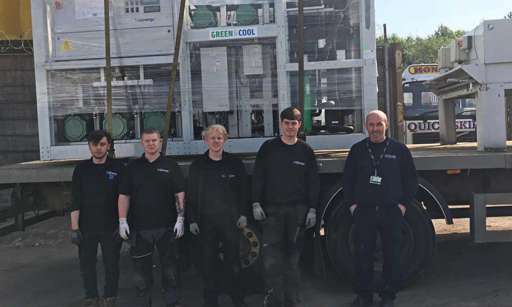 Delivery of plant to Kelvin College